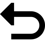 Arrow U Up Left SVG Icon